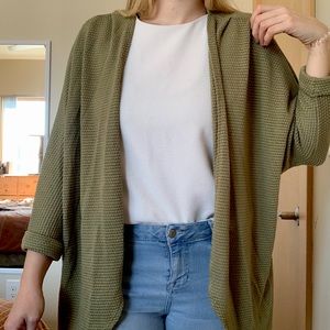 Blue Pepper (Altar’d State) Green Cardigan